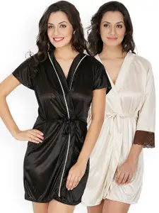 Klamotten Pack of 2 Robes 211K-209CRM