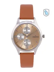 maxima Women Analogue Multi Function Watch 67461LMLI