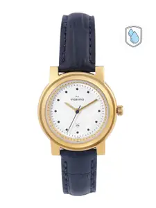 maxima Women Leather Straps Regular Analogue Watch 57582LMLY