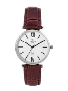 maxima Women Textured Straps Analogue Watch 54680LALI