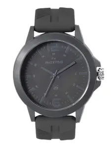 maxima Men Brass Dial Analogue Watch 58274PPGW