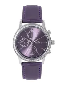 maxima Women Multi Function Attivo Analogue Watch 58456LMLI