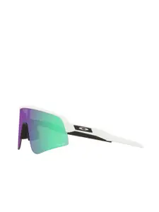 OAKLEY Men Shield Sunglasses with UV Protected Lens 888392530561