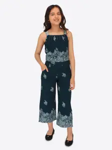 CUTECUMBER Girls Printed Top with Trousers