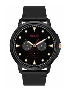 Helix By Timex Black Round Dial Analog Men's Watch - TW027HG36