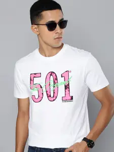 Levis Men Varsity Printed Pure Cotton T-shirt