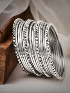 Rubans Set Of 16 Silver-Plated Bangles