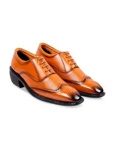 Bxxy Men Textured Height Increasing Formal Brogues