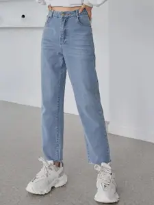 Kotty Women Jean Regular Fit High-Rise Heavy Fade Jeans