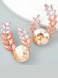 AVANT-GARDE PARIS Gold-Plated Leaf Shaped Drop Earrings