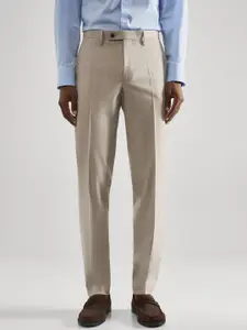 MANGO MAN Slim Fit Formal Trousers