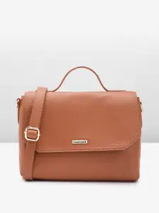 Fastrack Solid PU Structured Satchel