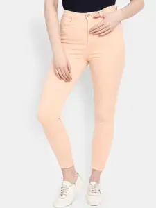 V-Mart Women Coloured Mid-Rise Cotton Classic Jeans