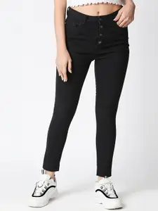 High Star Women Slim Fit High-Rise Stretchable Jeans