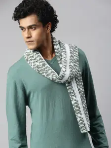 Magic Needles Men Self Design Acrylic Scarf