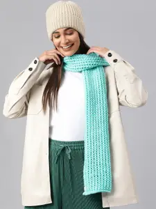 Magic Needles Men Self Design Acrylic Scarf