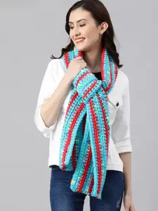 Magic Needles Men Self Design Acrylic Scarf