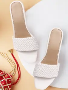 FASHIMO Women Textured Open Toe Flats