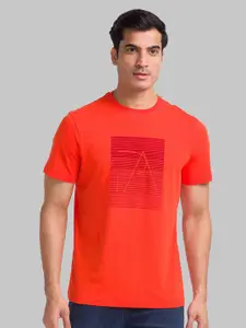Park Avenue Geometric Printed Slim Fit T-Shirt