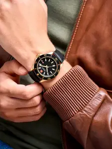 SWISS MILITARY HANOWA Men Leather Straps Analogue Swiss Made Watch SMWGB2100611