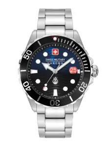 SWISS MILITARY HANOWA Men Dial & Stainless Steel Straps Analogue Swiss Made Watch