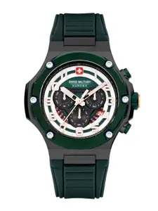 SWISS MILITARY HANOWA Men Straps Analogue Chronograph Swiss Made Watch SMWGO0000640