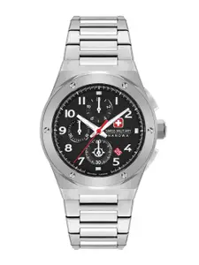 SWISS MILITARY HANOWA Men Dial & Stainless Steel Analogue Chronograph Swiss Made Watch