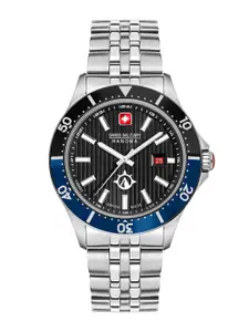 SWISS MILITARY HANOWA Men Stainless Steel Bracelet Straps Analogue Swiss Made Watch