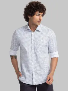 Parx Micro Ditsy Printed Pure Cotton Casual Shirt