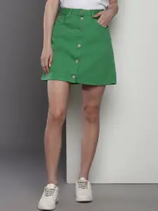 Tommy Hilfiger Pure Cotton A-Line Mini Skirt