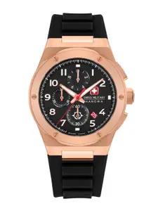 SWISS MILITARY HANOWA Men Straps Analogue Chronograph Swiss Made Watch SMWGO2102010