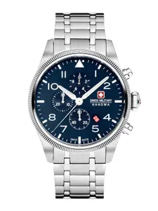 SWISS MILITARY HANOWA Men Bracelet Straps Analogue Chronograph Swiss Made Watch