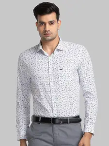 Park Avenue Slim Fit Micro Ditsy Printed Pure Cotton Formal Shirt