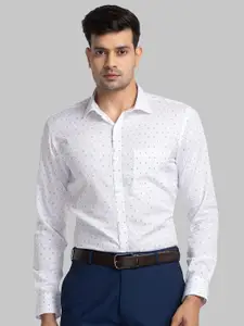 Park Avenue Slim Fit Micro Ditsy Printed Pure Cotton Formal Shirt