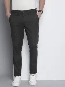 Nautica Men Checked Slim Fit Chinos Trousers