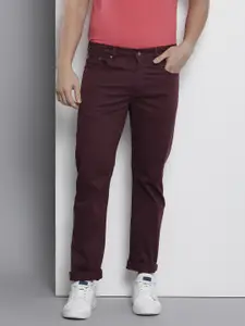 Nautica Men Slim Fit Mid-Rise Chinos Trousers