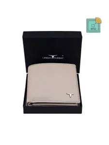 URBAN FOREST Men Leather Two Fold Wallet
