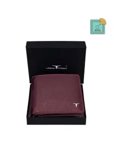 URBAN FOREST Men Leather RFID Two Fold Wallet