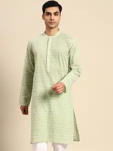 Anouk Ethnic Motifs Embroidered Thread Work Kurta