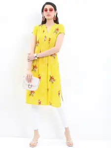 Vishudh Mandarin Collar Printed Tunic