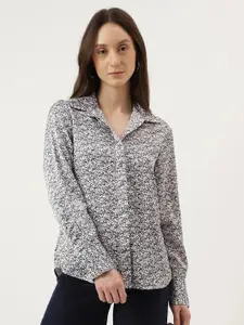 Marks & Spencer Ethnic Printed Spread Collar Casual Shirt