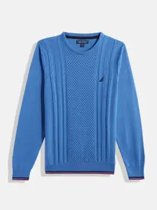 Nautica Boys Cable Knit Pullover