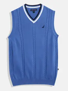 Nautica Boys Cable Knit Sweater Vest