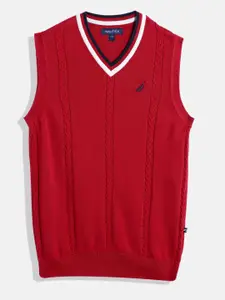 Nautica Boys Cable Knit Sweater Vest