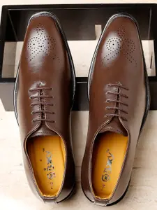 Bxxy Men Perforated Height Increasing Formal Oxfords