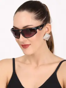 Swiss Design Women Sports Sunglasses with UV Protected Lens SDGSW-006-BK
