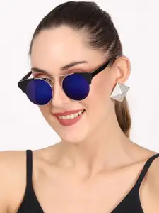 Swiss Design Lens & Round Sunglasses with UV Protected Lens SDGSW-1955205