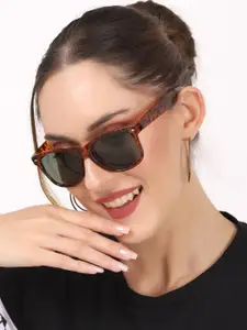 Swiss Design Women Wayfarer Sunglasses with UV Protected Lens SDGSW-0240703