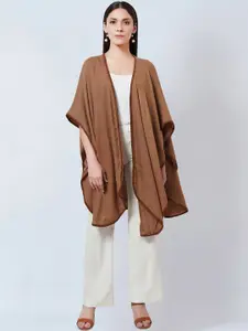 First Resort by Ramola Bachchan Open Front Longline Shrug