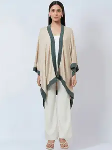 First Resort by Ramola Bachchan Open Front Longline Shrug
